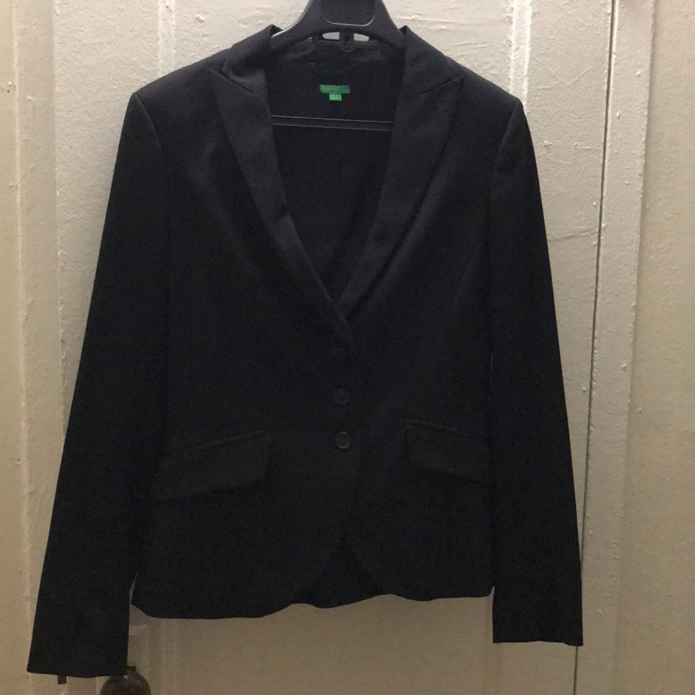 United Colors of Benetton black blazer size 44